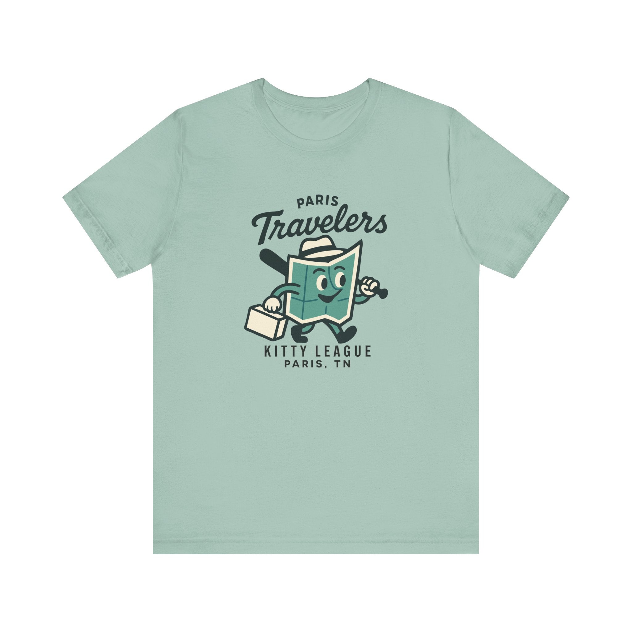 Paris Travelers T-Shirt (Premium Lightweight) - Vintage Defunct Baseball Teams