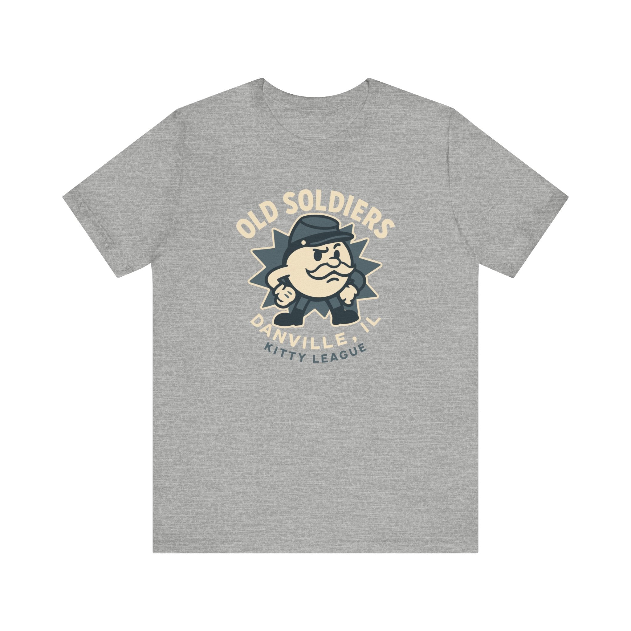 Danville Old Soldiers T-Shirt (Premium Lightweight) - Vintage Defunct Baseball Teams