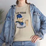 Las Vegas Wranglers T-Shirt (Heavyweight) - Vintage Defunct Baseball Teams - Nevada