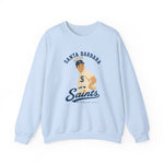 Santa Barbara Saints Crewneck Sweatshirt - Vintage Defunct Baseball Teams - California