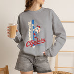 Miller Climbers Crewneck Sweatshirt - Vintage Defunct Baseball Teams - South Dakota