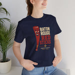 Baton Rouge Red Sticks T-Shirt (Premium Lightweight) - Vintage Defunct Baseball Teams - Louisiana