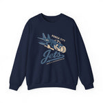 Ponca City Jets Crewneck Sweatshirt - Vintage Defunct Baseball Teams - Oklahoma
