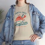 Santa Cruz Sand Crabs T-Shirt (Heavyweight) - Vintage Defunct Baseball Teams - California