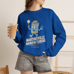 Martinsville Manufacturers Crewneck Sweatshirt - Vintage Defunct Baseball Teams - Virginia
