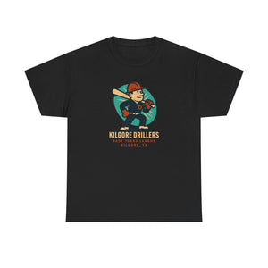 Kilgore Drillers T-Shirt (Heavyweight) - Vintage Defunct Baseball Teams