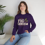 Merced Fig Growers Crewneck Sweatshirt - Vintage Defunct Baseball Teams - California
