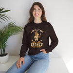 Lewiston Broncs Crewneck Sweatshirt - Vintage Defunct Baseball Teams - Idaho