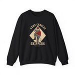 Lake Charles Skippers Crewneck Sweatshirt - Vintage Defunct Baseball Teams - Louisiana