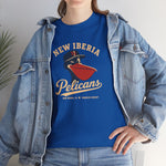 New Iberia Pelicans T-Shirt (Heavyweight) - Vintage Defunct Baseball Teams - Louisiana