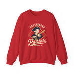 Greensboro Patriots Crewneck Sweatshirt - Vintage Defunct Baseball Teams - North Carolina