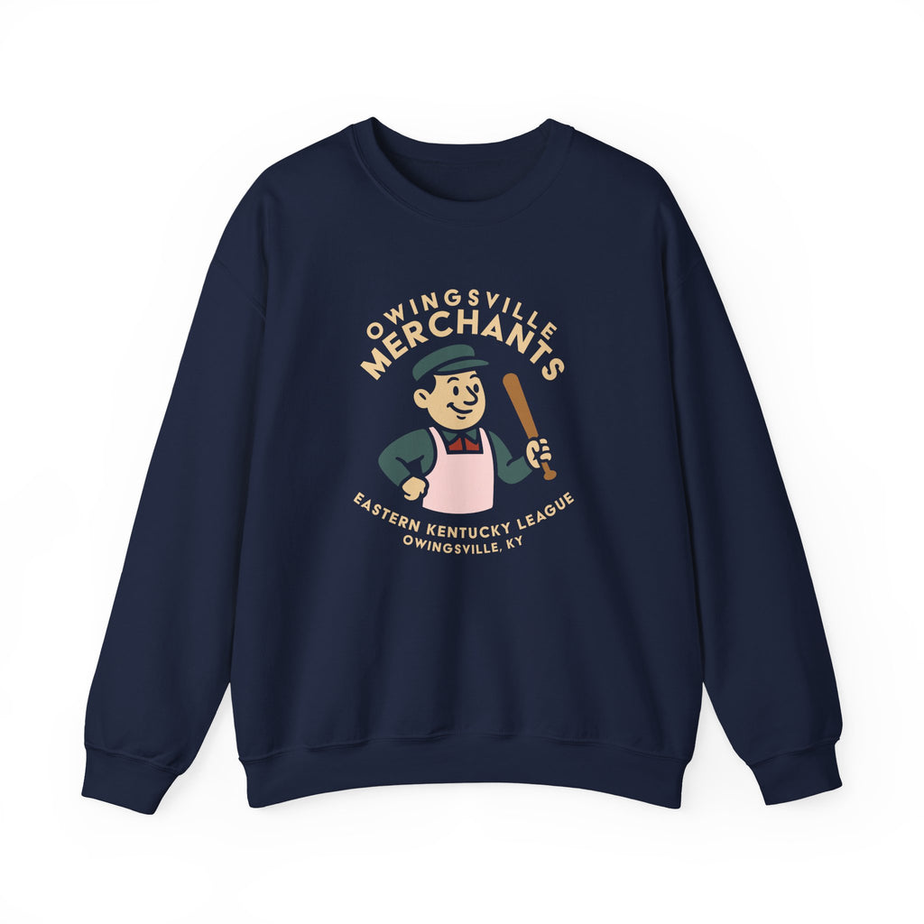 Owingsville Merchants Crewneck Sweatshirt - Vintage Defunct Baseball Teams