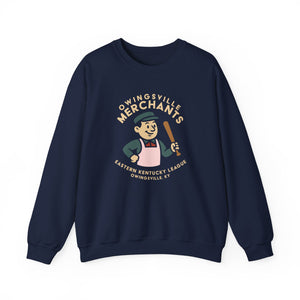 Owingsville Merchants Crewneck Sweatshirt - Vintage Defunct Baseball Teams