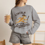 Lincoln Antelopes Crewneck Sweatshirt - Vintage Defunct Baseball Teams - Nebraska