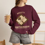 Bassett Furnituremakers Crewneck Sweatshirt - Vintage Defunct Baseball Teams - Virginia