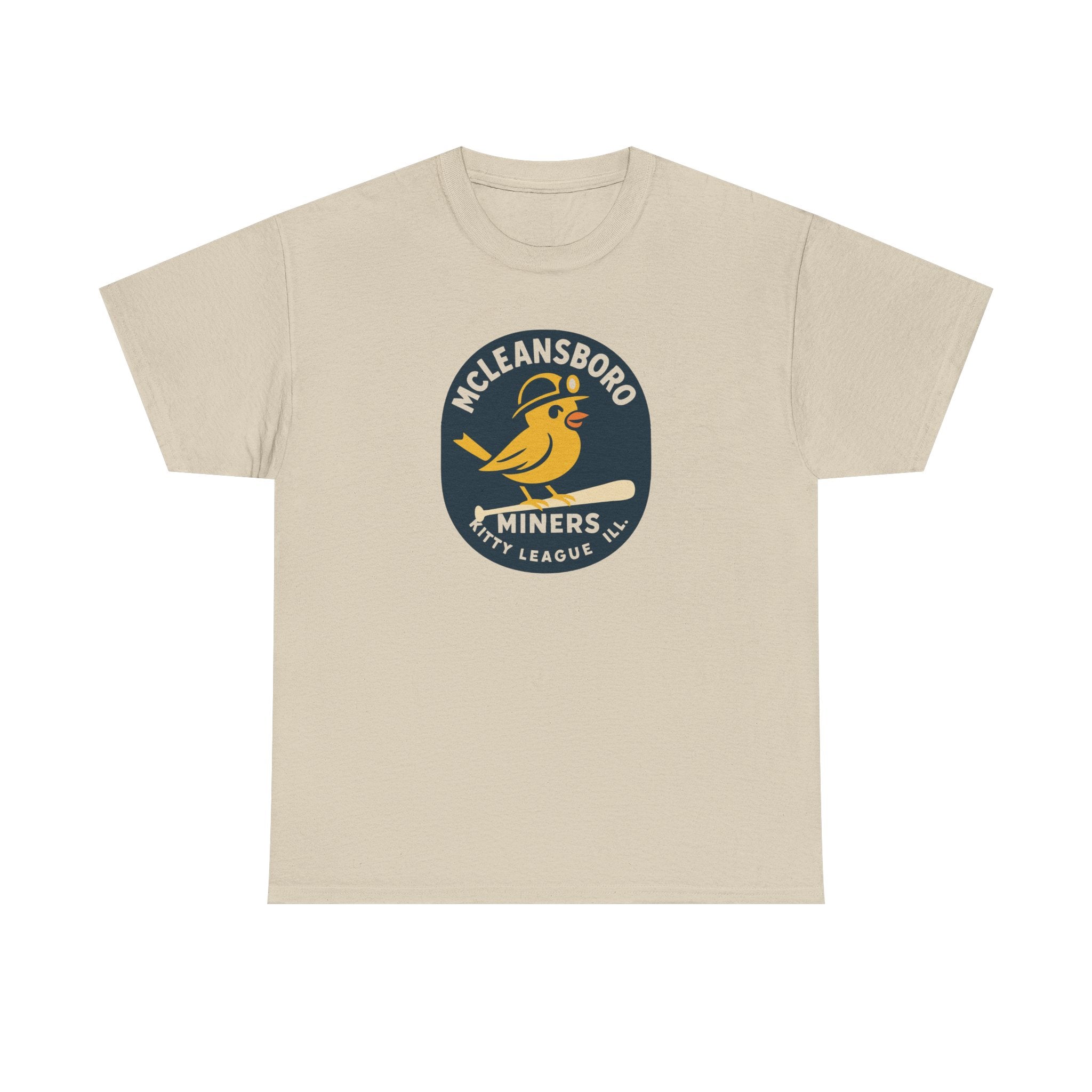 McLeansboro Miners T-Shirt (Heavyweight) - Vintage Defunct Baseball Teams