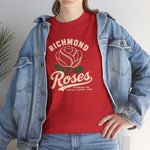 Richmond Roses T-Shirt (Heavyweight) - Vintage Defunct Baseball Teams - Indiana