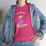Fargo Divorcees T-Shirt (Heavyweight) - Vintage Defunct Baseball Teams - North Dakota