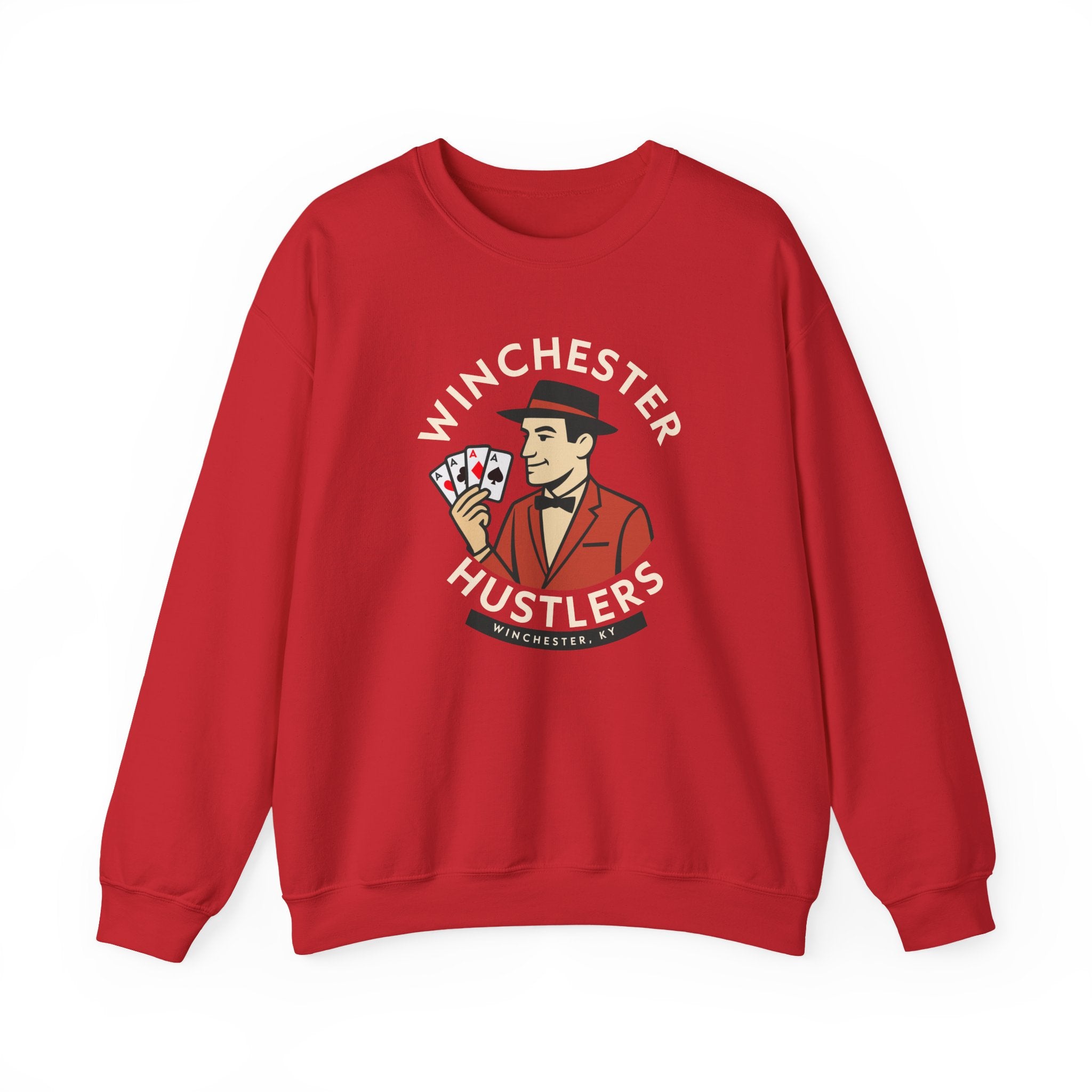 Winchester Hustlers Crewneck Sweatshirt - Vintage Defunct Baseball Teams