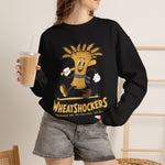Hutchinson Wheatshockers Crewneck Sweatshirt - Vintage Defunct Baseball Teams - Kansas