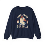 Charleston Sea Gulls Crewneck Sweatshirt - Vintage Defunct Baseball Teams - South Carolina