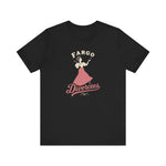 Fargo Divorcees T-Shirt (Premium Lightweight) - Vintage Defunct Baseball Teams - North Dakota