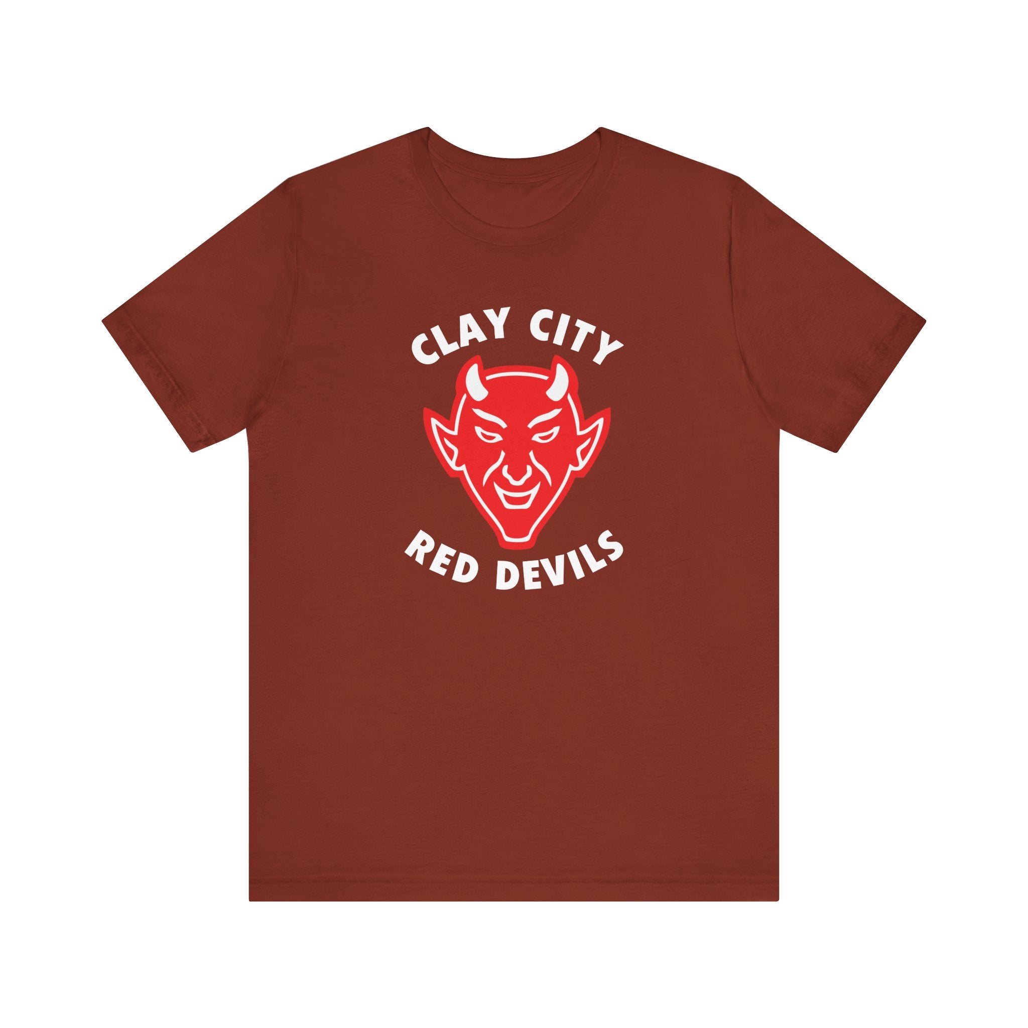 Clay City Red Devils T-Shirt (Premium Lightweight) - Vintage Defunct Baseball Teams