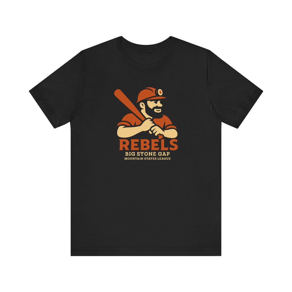 Big Stone Gap Rebels T-Shirt (Premium Lightweight) - Vintage Defunct Baseball Teams