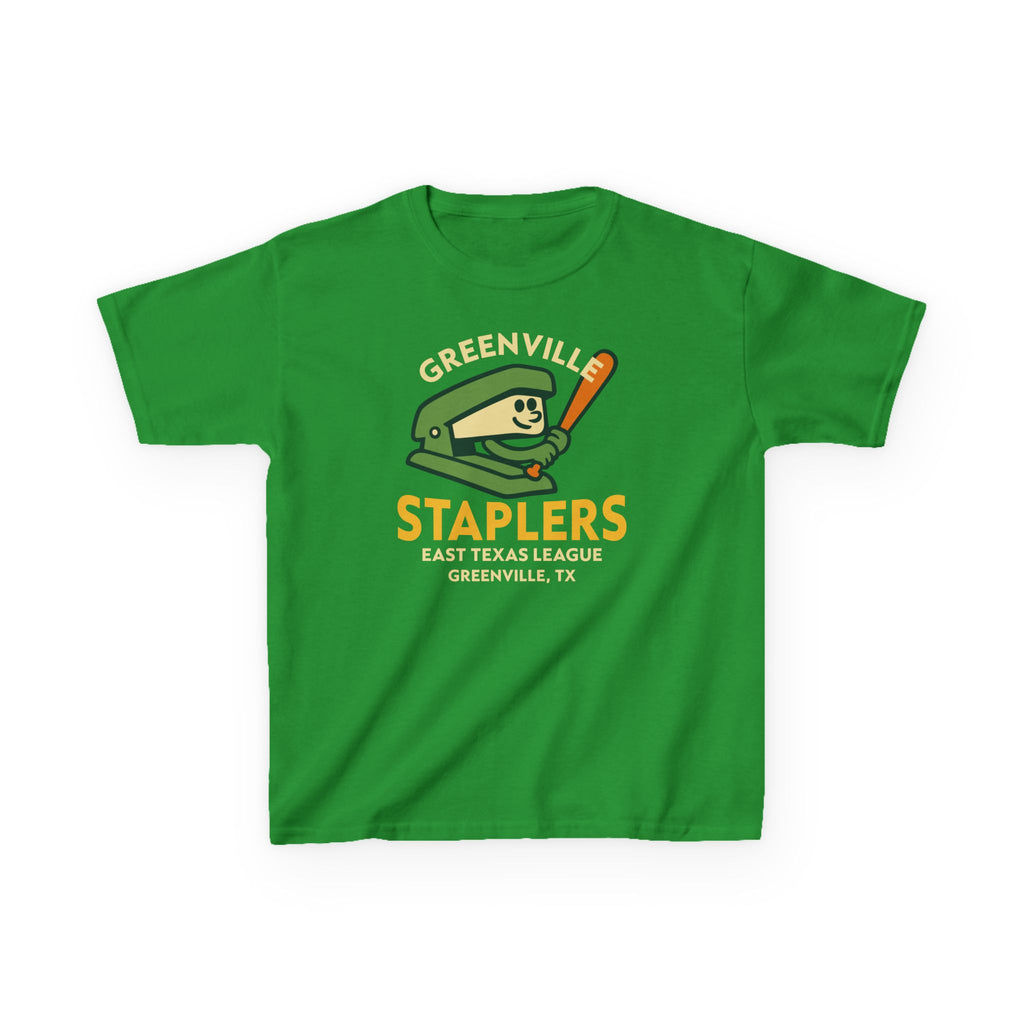 Greenville Staplers T-Shirt (Youth) - Vintage Defunct Baseball Teams