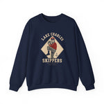 Lake Charles Skippers Crewneck Sweatshirt - Vintage Defunct Baseball Teams - Louisiana