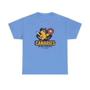Mattoon-Charleston Canaries T-Shirt (Heavyweight) - Vintage Defunct Baseball Teams
