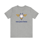 San Jose Bees 1980s Style T-Shirt (Premium Lightweight) - Vintage Defunct Baseball Teams - California