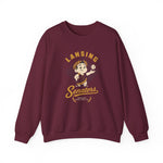 Lansing Senators Crewneck Sweatshirt - Vintage Defunct Baseball Teams - Michigan
