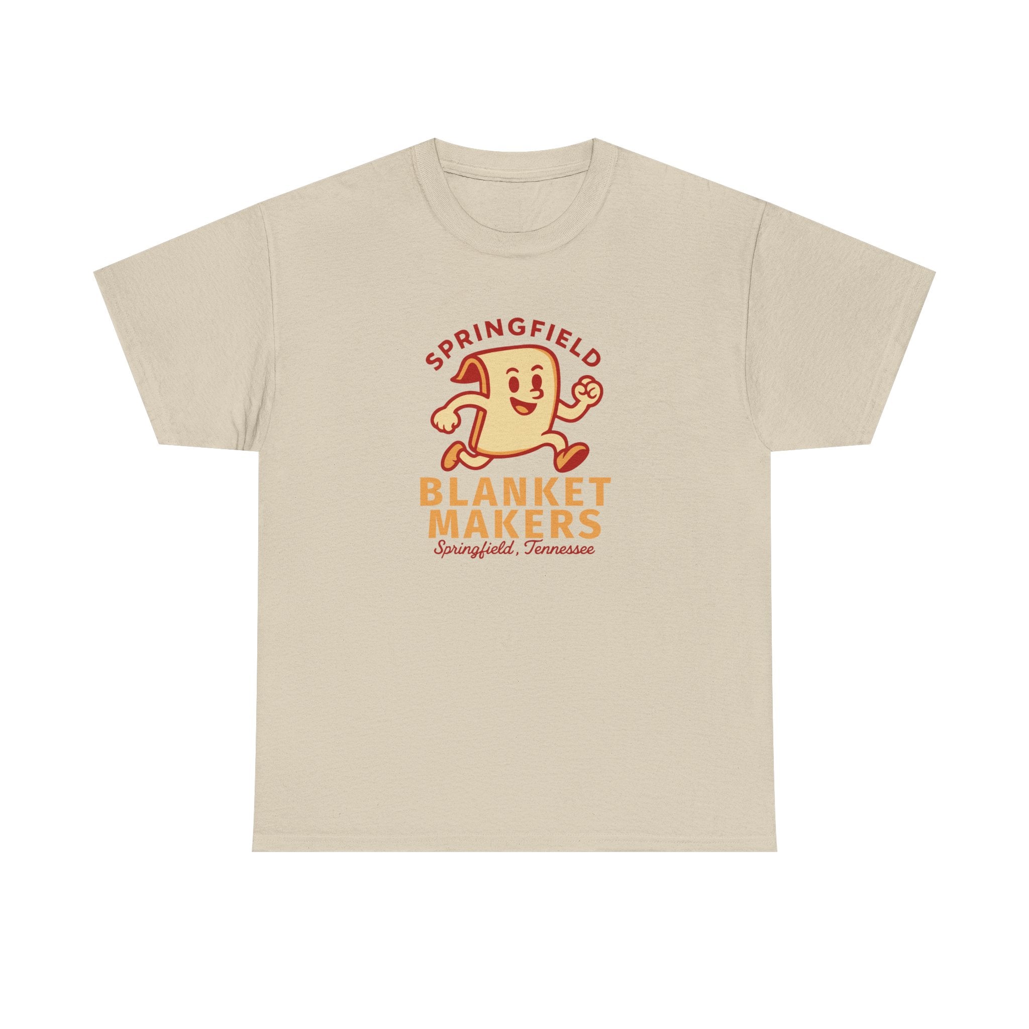Springfield Blanket Makers T-Shirt (Heavyweight) - Vintage Defunct Baseball Teams