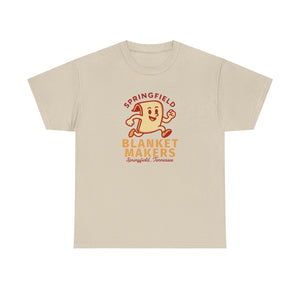 Springfield Blanket Makers T-Shirt (Heavyweight) - Vintage Defunct Baseball Teams