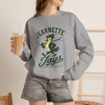 Jeannette Jays Crewneck Sweatshirt - Vintage Defunct Baseball Teams - Pennsylvania