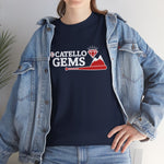 Pocatello Gems T-Shirt (Heavyweight) - Vintage Defunct Baseball Teams - Idaho