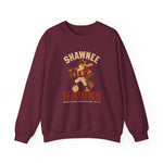 Shawnee Hawks Crewneck Sweatshirt - Vintage Defunct Baseball Teams - Oklahoma