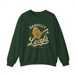 Danville Leafs Crewneck Sweatshirt - Vintage Defunct Baseball Teams - Virginia