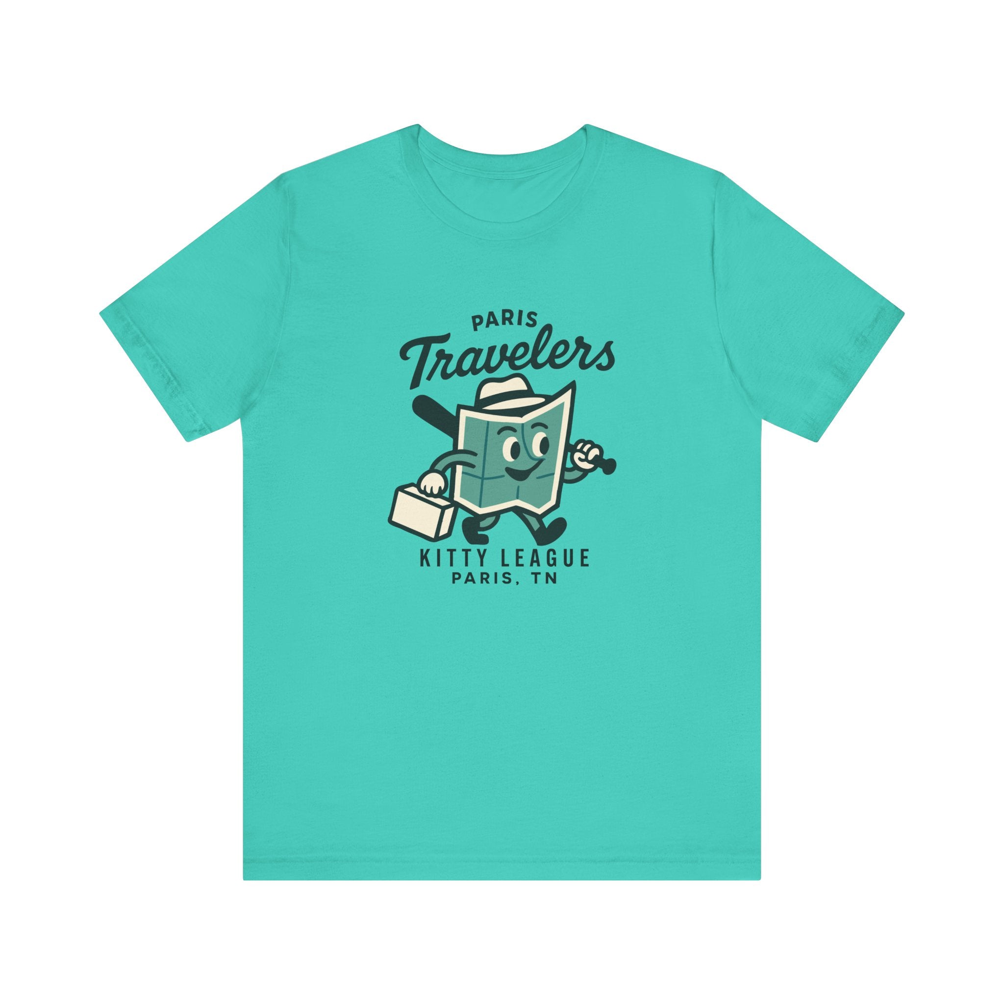 Paris Travelers T-Shirt (Premium Lightweight) - Vintage Defunct Baseball Teams