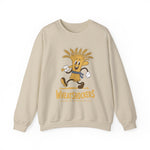 Hutchinson Wheatshockers Crewneck Sweatshirt - Vintage Defunct Baseball Teams - Kansas