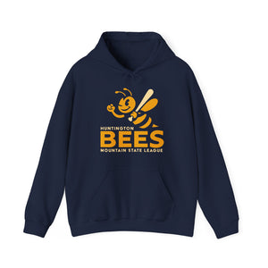 Huntington Bees Hoodie - Vintage Defunct Baseball Teams
