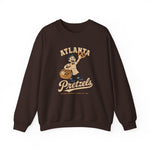 Atlanta Pretzels Crewneck Sweatshirt - Vintage Defunct Baseball Teams - Georgia