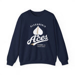 Alexandria Aces Crewneck Sweatshirt - Vintage Defunct Baseball Teams - Louisiana