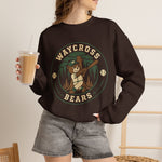 Waycross Bears Crewneck Sweatshirt - Vintage Defunct Baseball Teams - Georgia