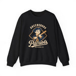Greensboro Patriots Crewneck Sweatshirt - Vintage Defunct Baseball Teams - North Carolina