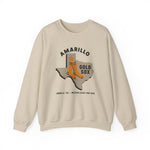 Amarillo Gold Sox Crewneck Sweatshirt - Vintage Defunct Baseball Teams - Texas