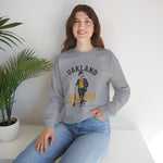 Oakland Dudes Crewneck Sweatshirt - Vintage Defunct Baseball Teams - California