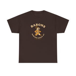 Bowling Green Barons T-Shirt (Heavyweight) - Vintage Defunct Baseball Teams