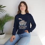 Alameda Grays Crewneck Sweatshirt - Vintage Defunct Baseball Teams - California